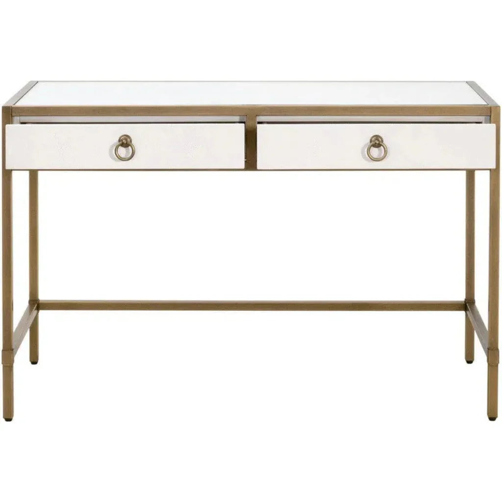 Strand Shagreen Desk-Home Office Desks-Essentials For Living-LOOMLAN