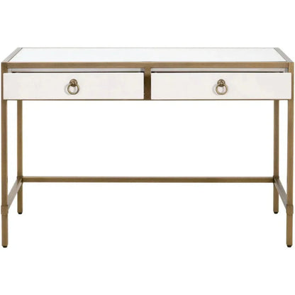 Strand Shagreen Desk-Home Office Desks-Essentials For Living-LOOMLAN