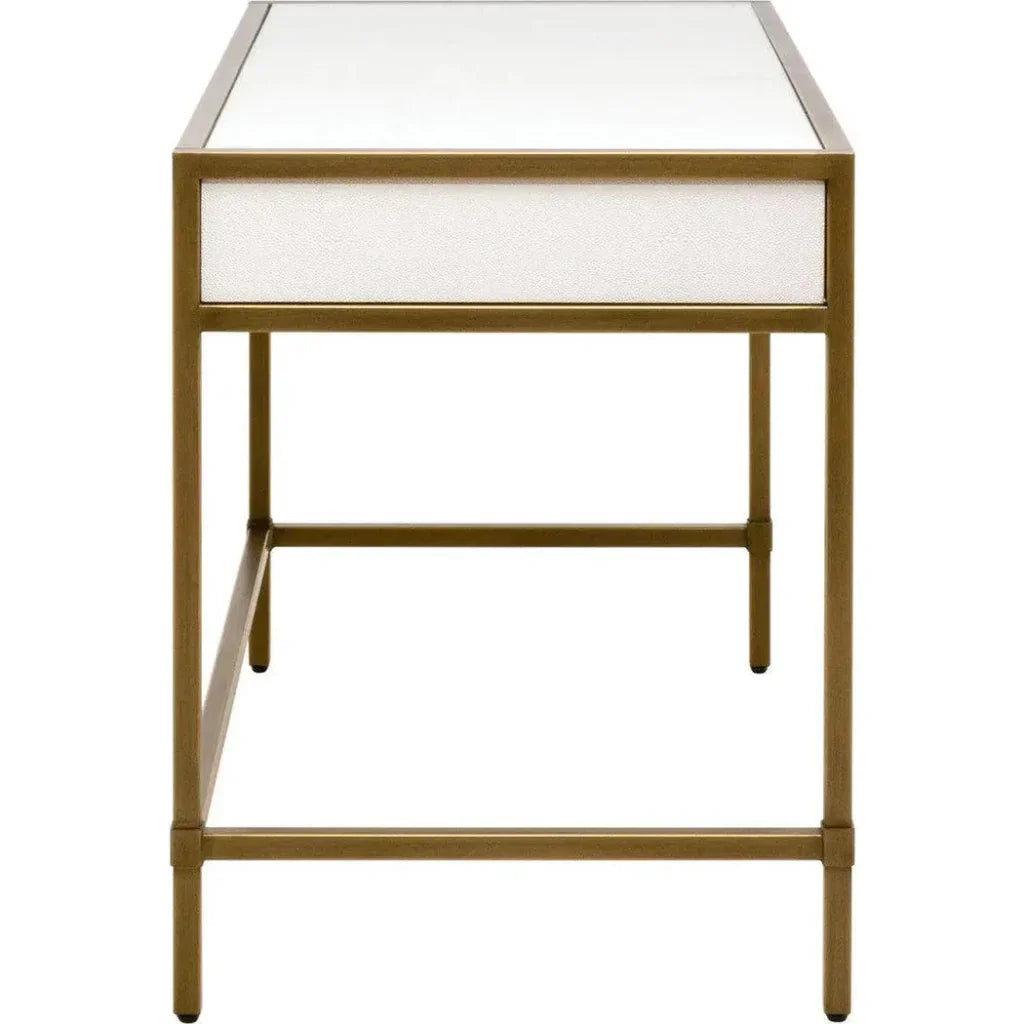 Strand Shagreen Desk-Home Office Desks-Essentials For Living-LOOMLAN