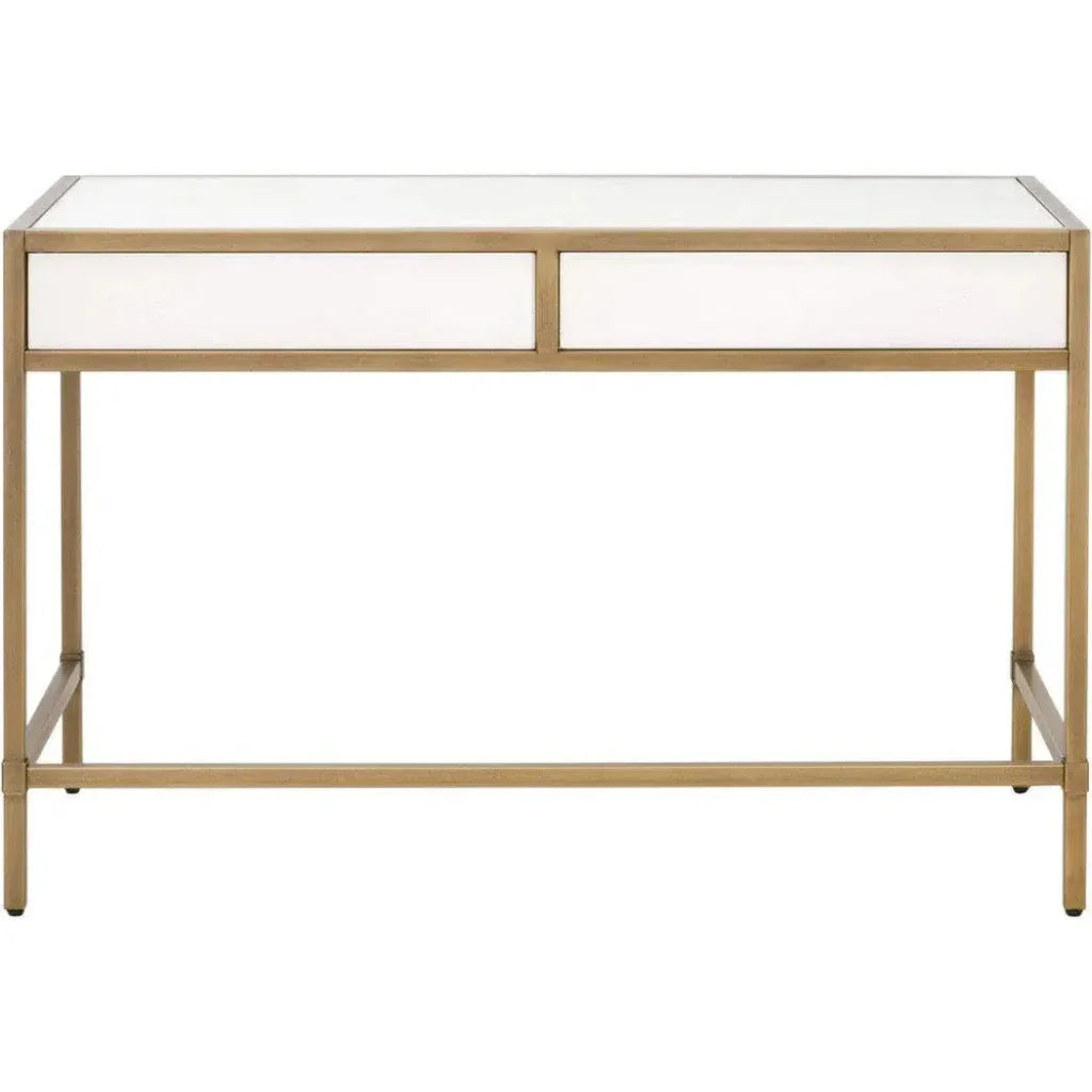 Strand Shagreen Desk-Home Office Desks-Essentials For Living-LOOMLAN