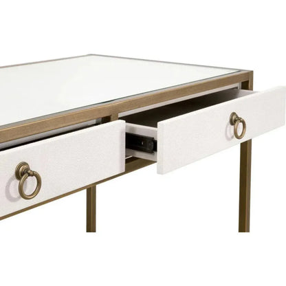 Strand Shagreen Desk-Home Office Desks-Essentials For Living-LOOMLAN