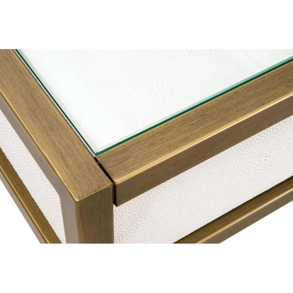 Strand Shagreen Desk-Home Office Desks-Essentials For Living-LOOMLAN