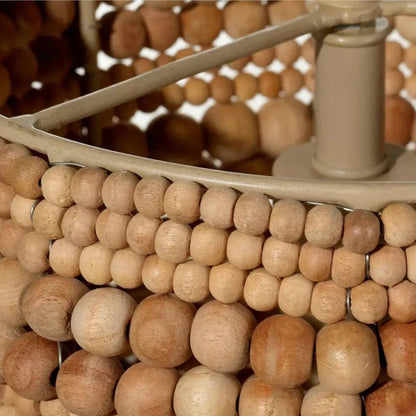 Strand Wood Beaded Pendant - LOOMLAN - Jamie Young - Pendants