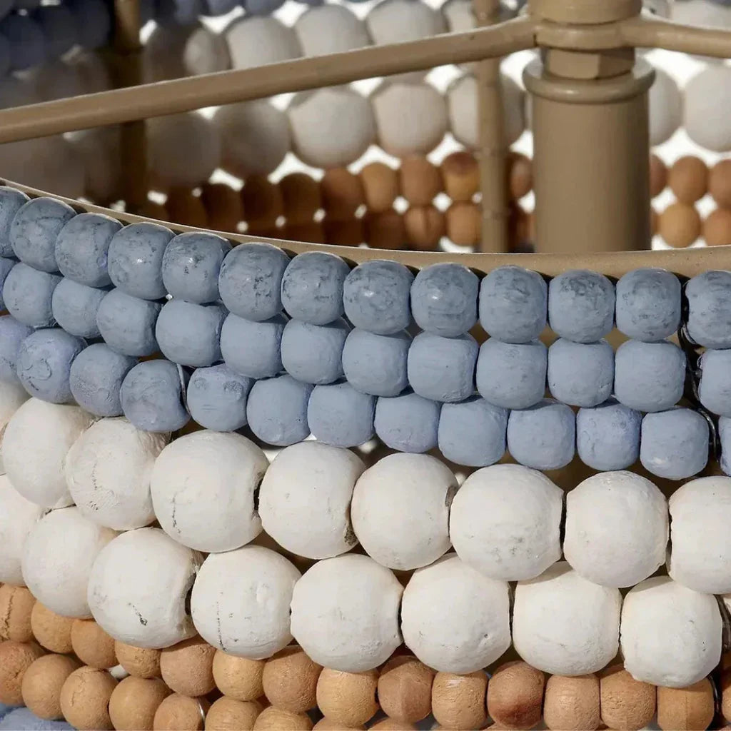 Strand Wood Beaded Pendant - LOOMLAN - Jamie Young - Pendants