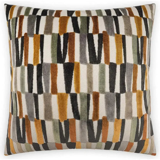 Strata Multi Color Throw Pillow With Insert - LOOMLAN - D.V. Kap - Throw Pillows