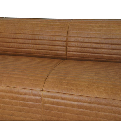Strata Rich Brown Leather Sofa