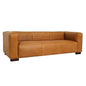 Strata Rich Brown Leather Sofa