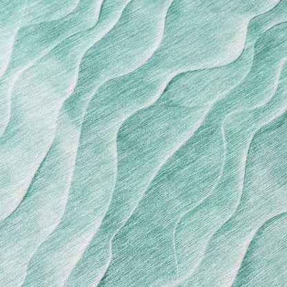 Stratora Teal Washable Indoor - Outdoor Rug - LOOMLAN - LOOMLAN Rugs - Outdoor Rugs