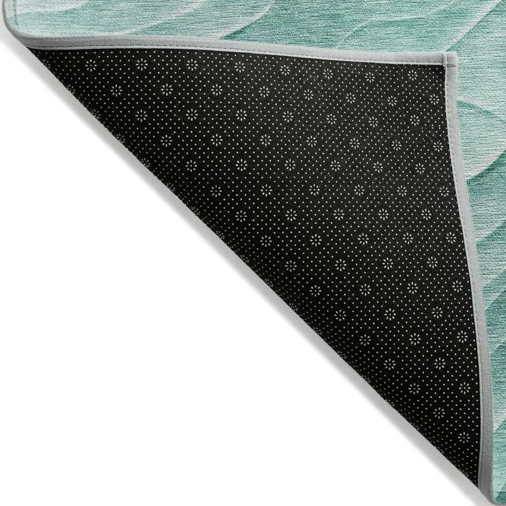 Stratora Teal Washable Indoor - Outdoor Rug - LOOMLAN - LOOMLAN Rugs - Outdoor Rugs