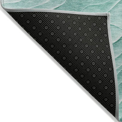 Stratora Teal Washable Indoor - Outdoor Rug - LOOMLAN - LOOMLAN Rugs - Outdoor Rugs