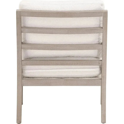 Stratton Club Chair Boucle Snow Solid Beech Wood - LOOMLAN - Essentials For Living - Accent Chairs