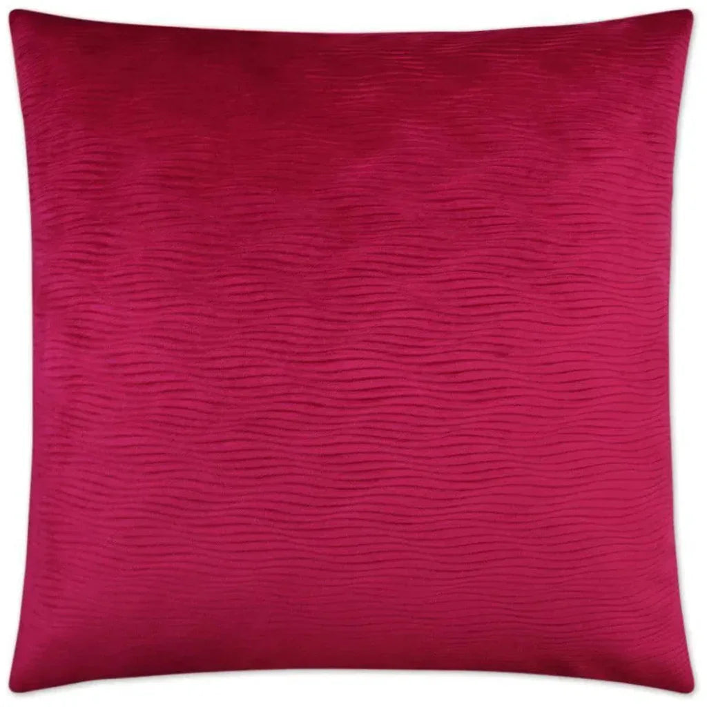 Stream Fuchsia Red Throw Pillow With Insert - LOOMLAN - D.V. Kap - Throw Pillows