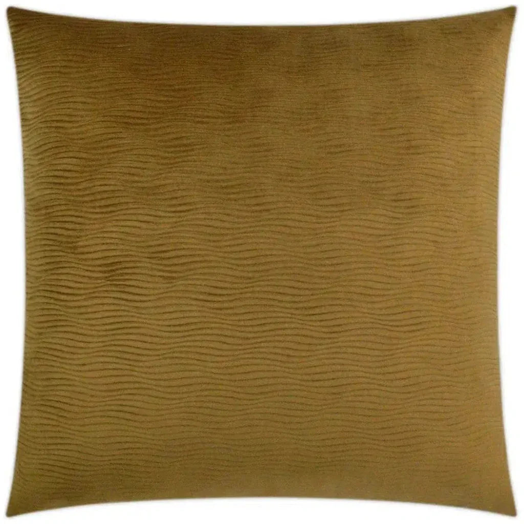 Stream Walnut Solid Tan Taupe Large Throw Pillow Insert - LOOMLAN - D.V. Kap - Throw Pillows