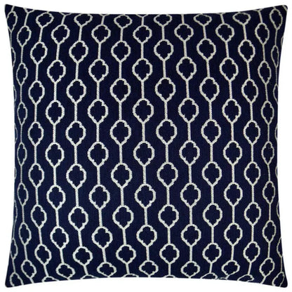 Striker Navy Blue Throw Pillow With Insert - LOOMLAN - D.V. Kap - Throw Pillows