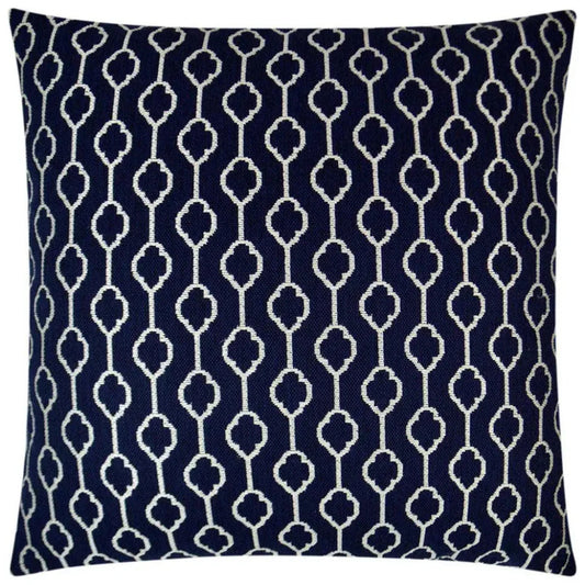 Striker Navy Blue Throw Pillow With Insert - LOOMLAN - D.V. Kap - Throw Pillows