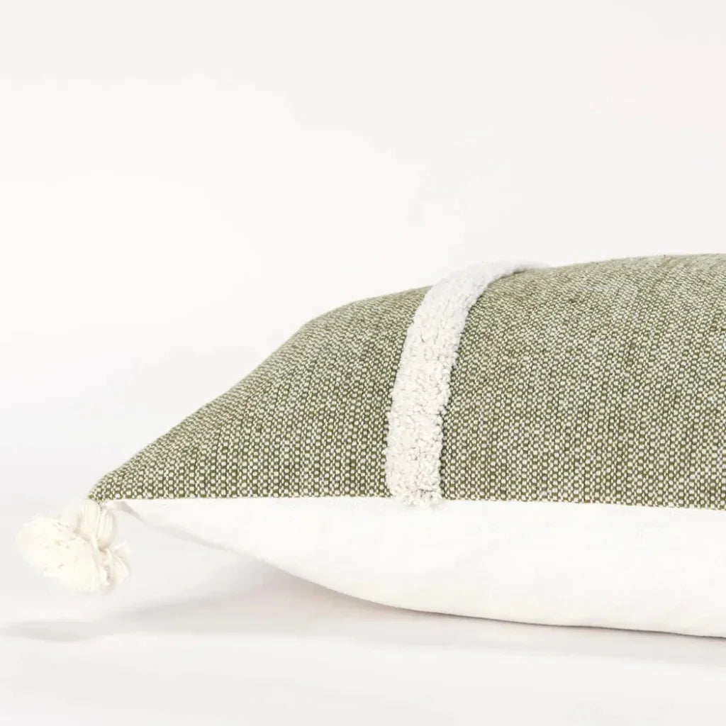 Stripe Lumbar Pillow For Chairs & Couch Anette - LOOMLAN - LOOMLAN - Throw Pillows