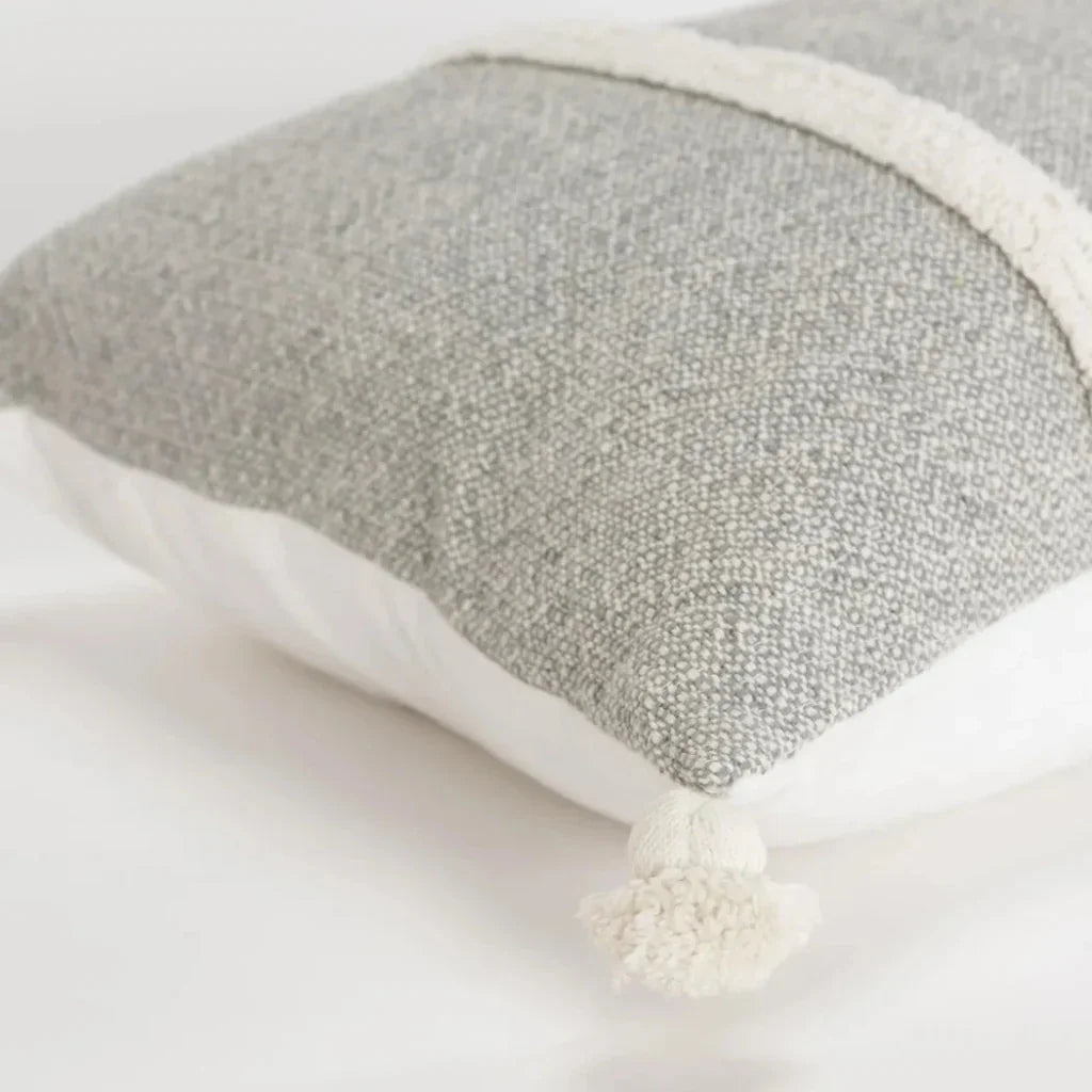 Stripe Lumbar Pillow For Chairs & Couch Anette - LOOMLAN - LOOMLAN - Throw Pillows