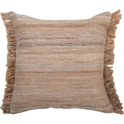 Striped Throw Pillows For Outdoors-Outdoor Pillows-LOOMLAN-Terracotta-LOOMLAN