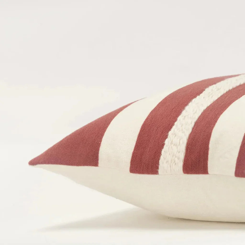 Stripes Down Filled Decorative Throw Pillow Cover - LOOMLAN - LOOMLAN - Throw Pillows
