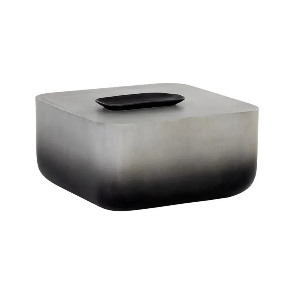 Strut Concrete Outdoor Square Coffee Table-Outdoor Coffee Tables-SUNPAN-LOOMLAN