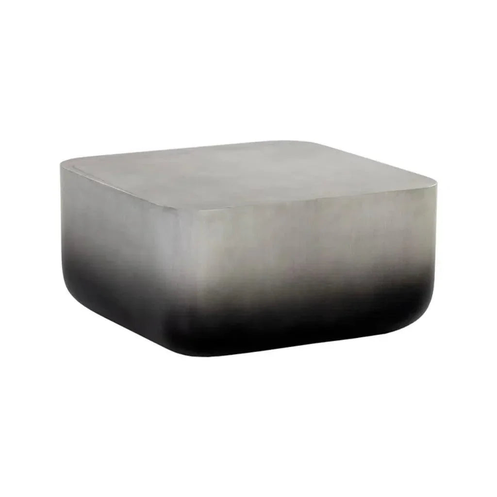 Strut Concrete Outdoor Square Coffee Table-Outdoor Coffee Tables-SUNPAN-Black Ombre-LOOMLAN
