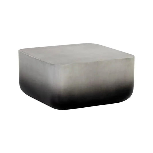 Strut Concrete Outdoor Square Coffee Table-Outdoor Coffee Tables-SUNPAN-Black Ombre-LOOMLAN