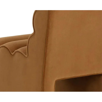 Stuart Dining Chair Meg Gold Fully Comfort - LOOMLAN - SUNPAN - Dining Chairs