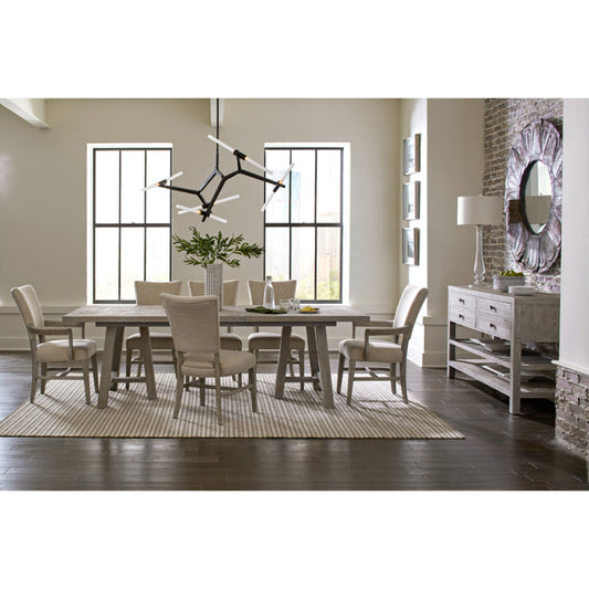 Studio 20 Extendable Dining Table Set (Set of 10)-Dining Table Sets-Palmetto Home-LOOMLAN