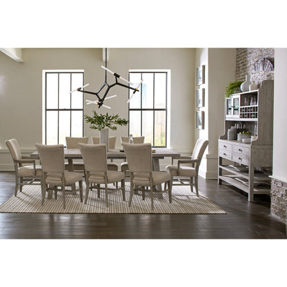 Studio 20 Extendable Grey Dining Table-Dining Tables-Palmetto Home-LOOMLAN