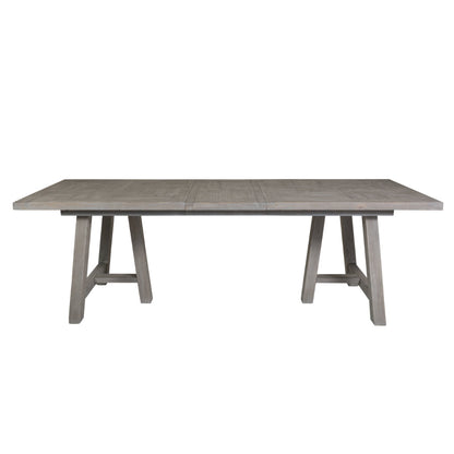 Studio 20 Extendable Grey Dining Table-Dining Tables-Palmetto Home-LOOMLAN
