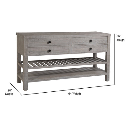 Studio 20 Four Drawers Console Table