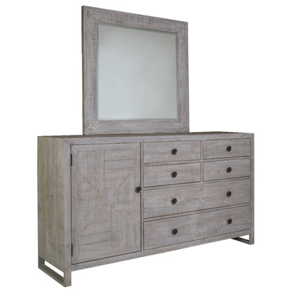 Studio 20 Six Drawers Dresser With Mirror-Dressers-Palmetto Home-LOOMLAN