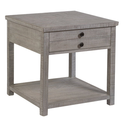 Studio 20 Square Grey End Table