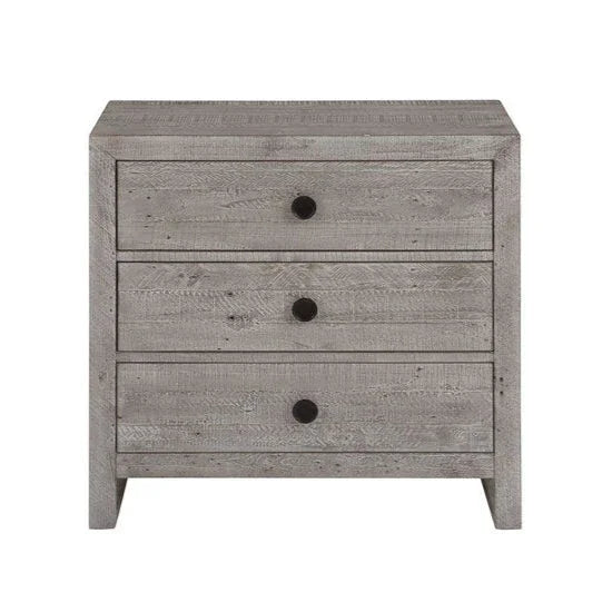 Studio 20 Three Drawer Wood Nightstand - LOOMLAN - Palmetto Home - Nightstands
