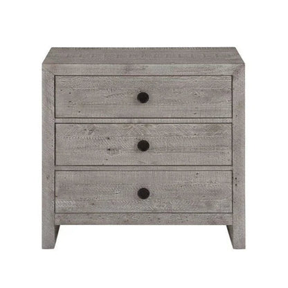 Studio 20 Three Drawer Wood Nightstand - LOOMLAN - Palmetto Home - Nightstands