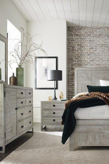 Studio 20 Three Drawer Wood Nightstand - LOOMLAN - Palmetto Home - Nightstands