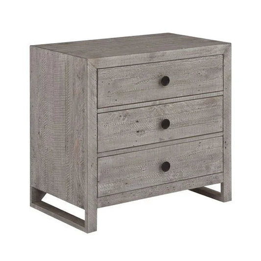Studio 20 Three Drawer Wood Nightstand - LOOMLAN - Palmetto Home - Nightstands