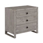 Studio 20 Three Drawer Wood Nightstand - LOOMLAN - Palmetto Home - Nightstands