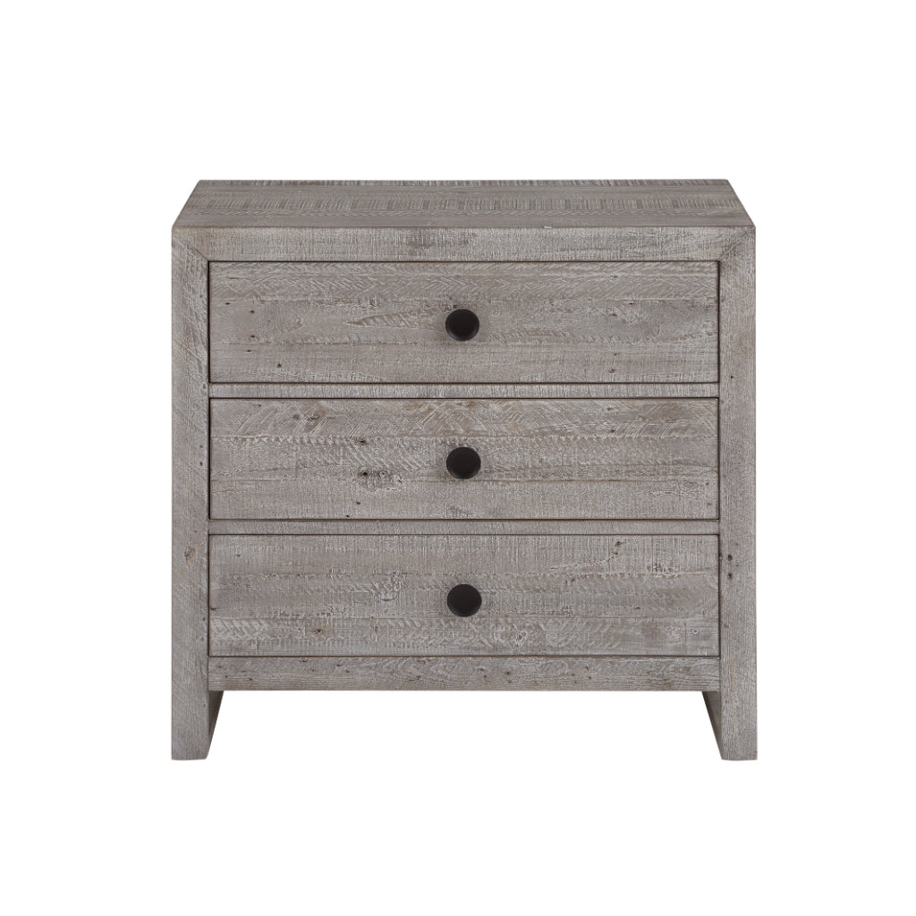 Studio 20 Three Drawers Nightstand-Nightstands-Palmetto Home-LOOMLAN