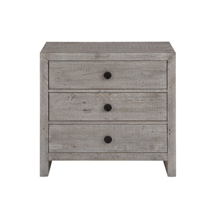 Studio 20 Three Drawers Nightstand-Nightstands-Palmetto Home-LOOMLAN