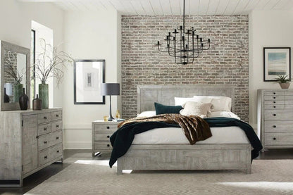 Studio 20 Wooden Modern Panel Bed - LOOMLAN - Palmetto Home - Beds