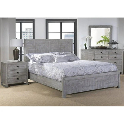 Studio 20 Wooden Modern Panel Bed - LOOMLAN - Palmetto Home - Beds