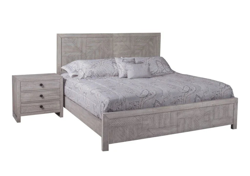 Studio 20 Wooden Modern Panel Bed - LOOMLAN - Palmetto Home - Beds
