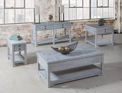 Studio 20 Wooden Square End Table - LOOMLAN - Palmetto Home - Side Tables