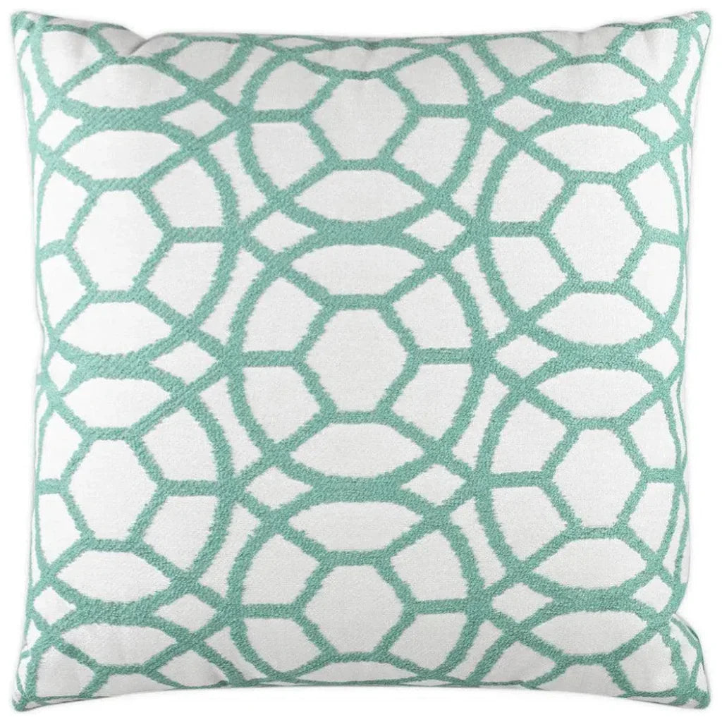Suave Lagoon Green Throw Pillow With Insert - LOOMLAN - D.V. Kap - Throw Pillows