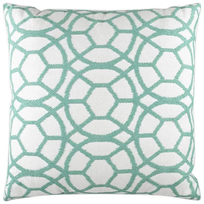 Suave Lagoon Green Throw Pillow With Insert - LOOMLAN - D.V. Kap - Throw Pillows