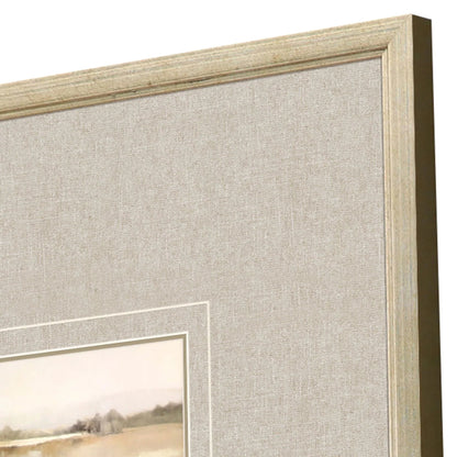 Subtle Landscape Wood Framed Wall Art 4PC