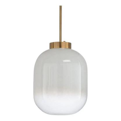 Subway Large Vintage Milk Glass Light Pendant - LOOMLAN - Wildwood - Pendants