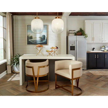 Subway Large Vintage Milk Glass Light Pendant - LOOMLAN - Wildwood - Pendants