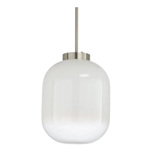 Subway Large Vintage Milk Glass Light Pendant - LOOMLAN - Wildwood - Pendants